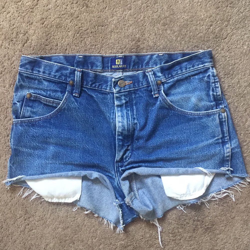 Vintage Wrangler cutoffs